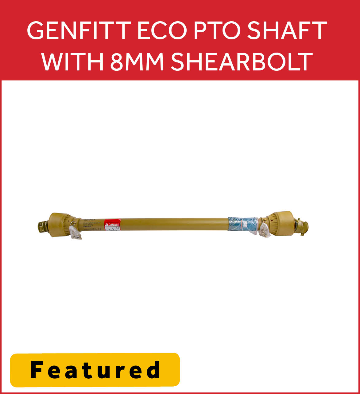 Genfitt ECO PTO Shafts with Shear Bolt
